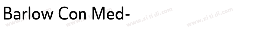 Barlow Con Med字体转换